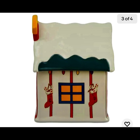 Disney Walt’s Ski Lodge Chip & Dale’s Cookie Jar new in box. - Picture 4 of 5